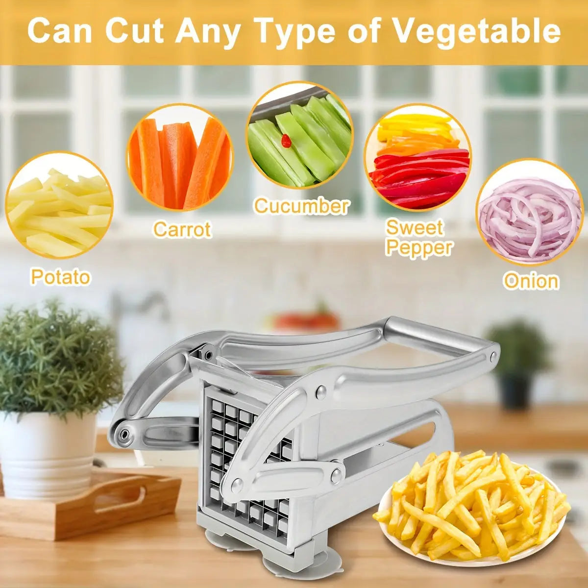 Stainless Steel French Fry Vegetable Cutter 3646 Blades