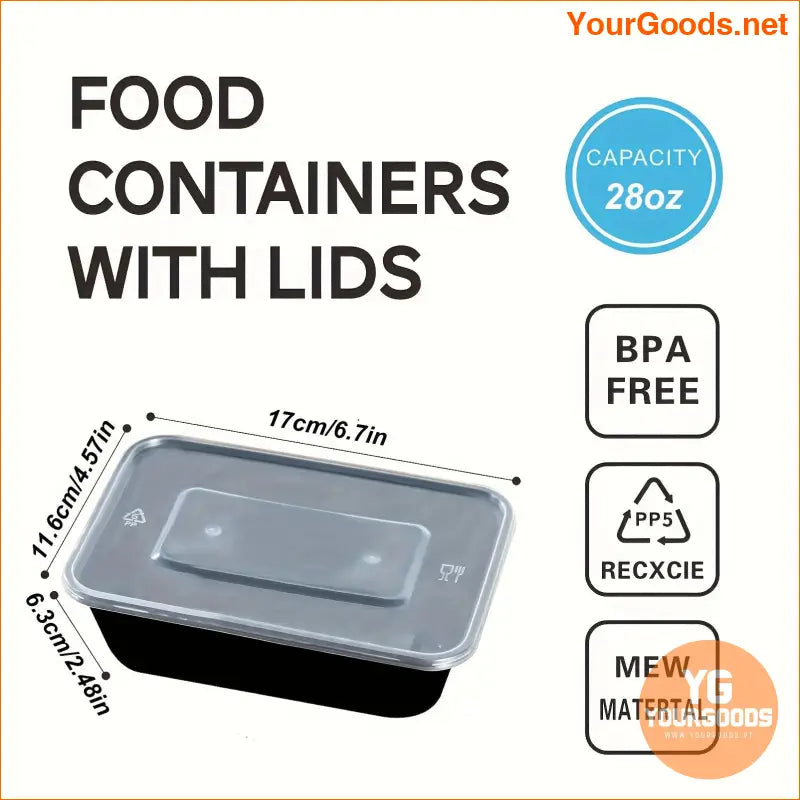 10 Pack 3381oz BPA Free Leak Proof Food Containers - YourGoods Online Shop