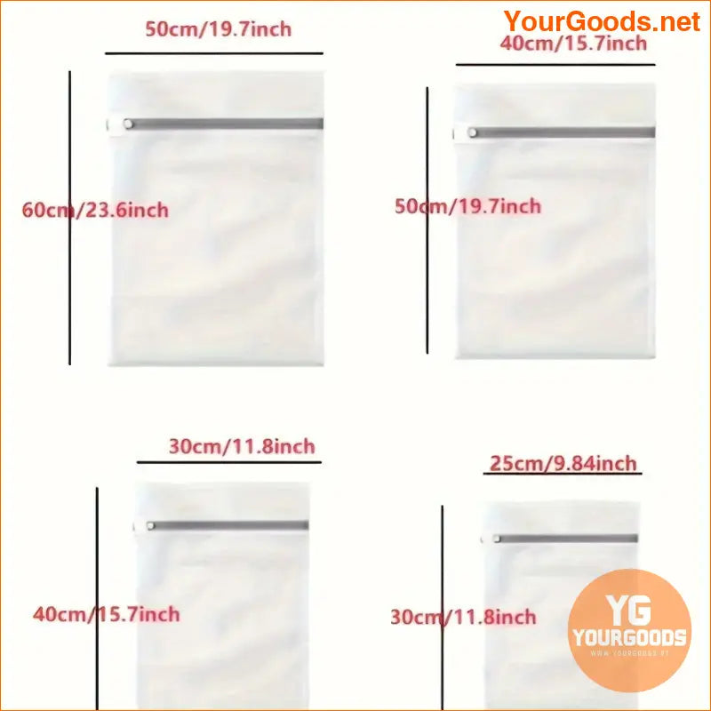 10 Pack Zippered Fabric Laundry Bags Multipurpose Mesh Wash Protection - YourGoods Online Shop