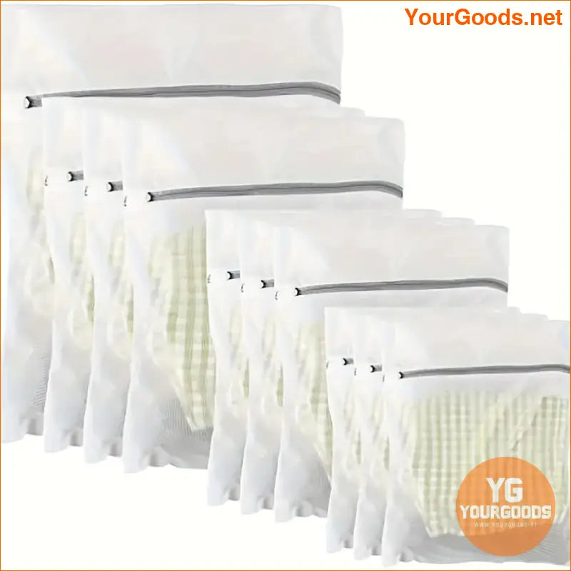 10 Pack Zippered Fabric Laundry Bags Multipurpose Mesh Wash Protection - YourGoods Online Shop