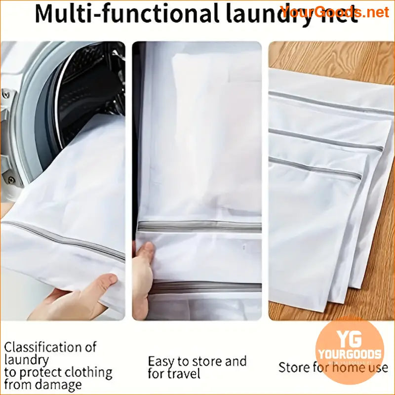 10 Pack Zippered Fabric Laundry Bags Multipurpose Mesh Wash Protection - YourGoods Online Shop