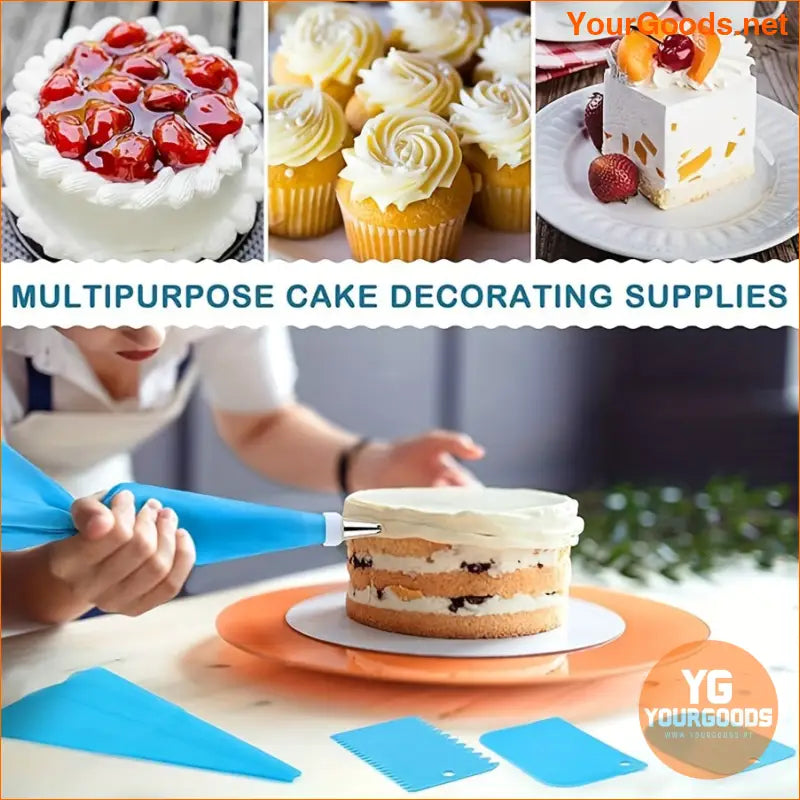 100Piece Cake Decorating Kit with Pastry Bags Tips - YourGoods Online Shop