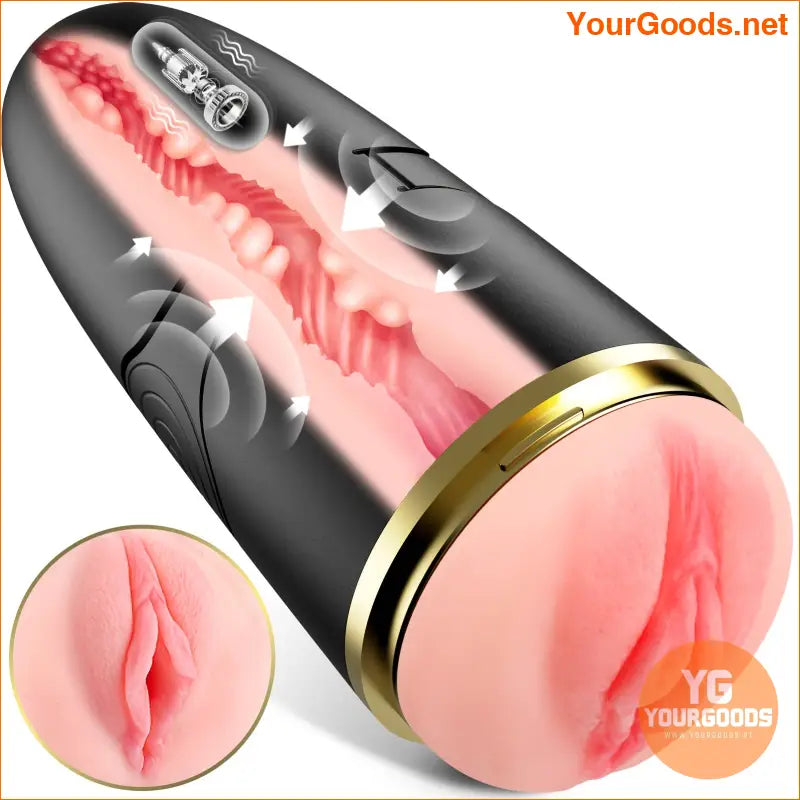 10Mode Electric Male Masturbator with Realistic 3D Texture - YourGoods Online Shop