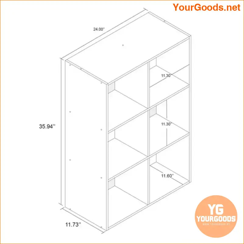 11 Six Cube Organizer Shelf Efficient Storage Solution - YourGoods Online Shop