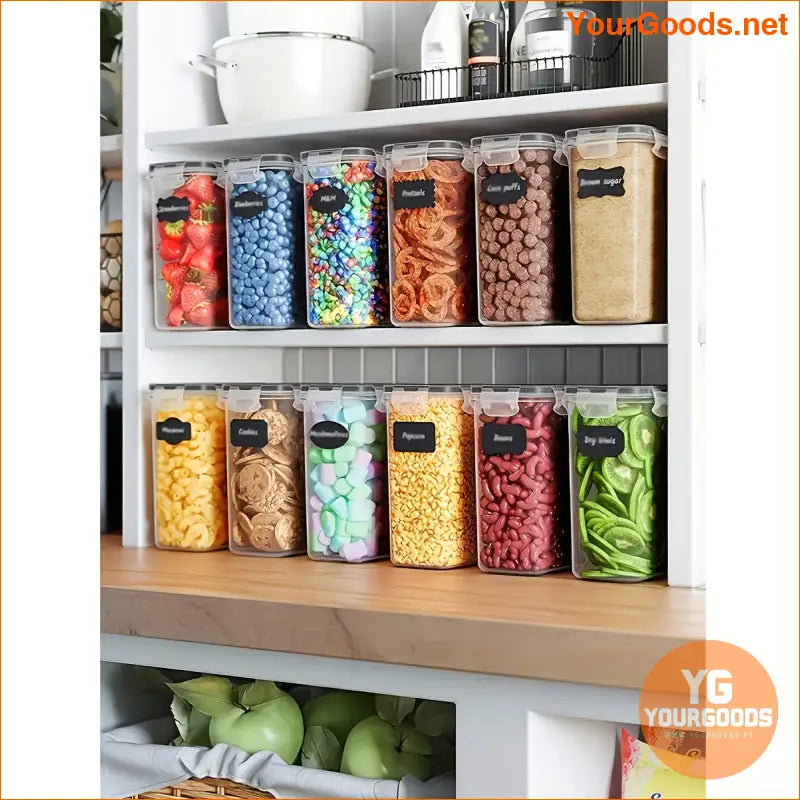 11Piece Airtight Food Storage Containers Set Transparent SpaceSaving - YourGoods Online Shop