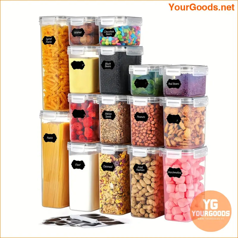 11Piece Airtight Food Storage Containers Set Transparent SpaceSaving - YourGoods Online Shop