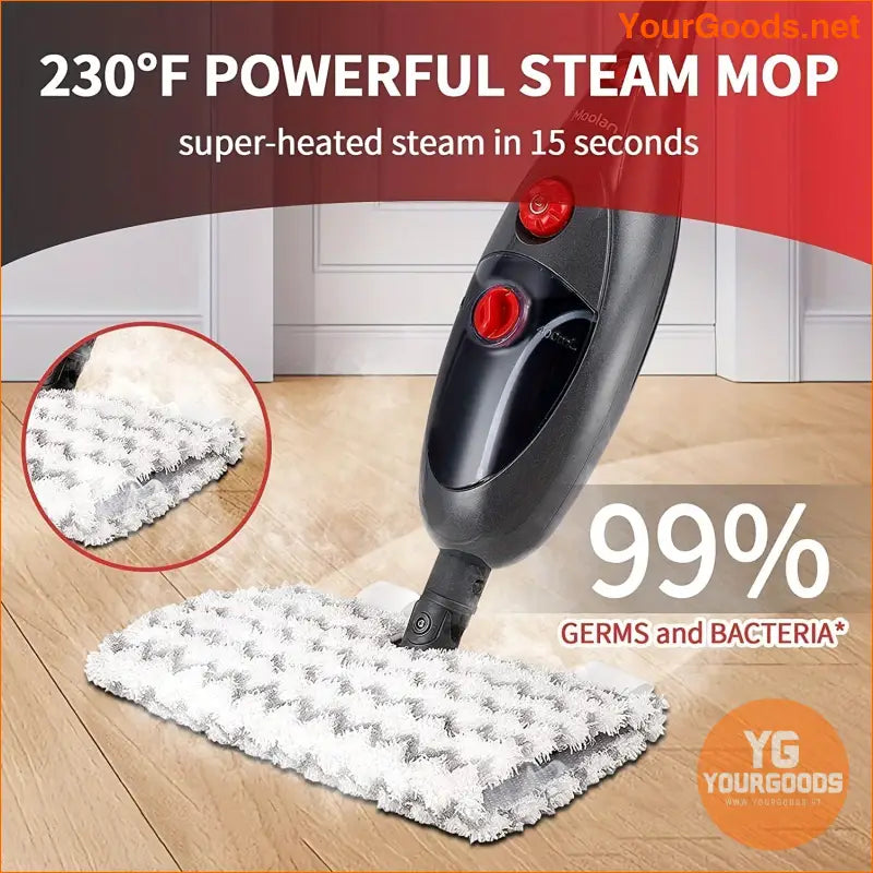 12 in 1 Moolan Cordless Steam Mop Multipurpose Cleaner - YourGoods Online Shop