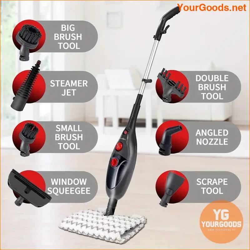 12 in 1 Moolan Cordless Steam Mop Multipurpose Cleaner - YourGoods Online Shop