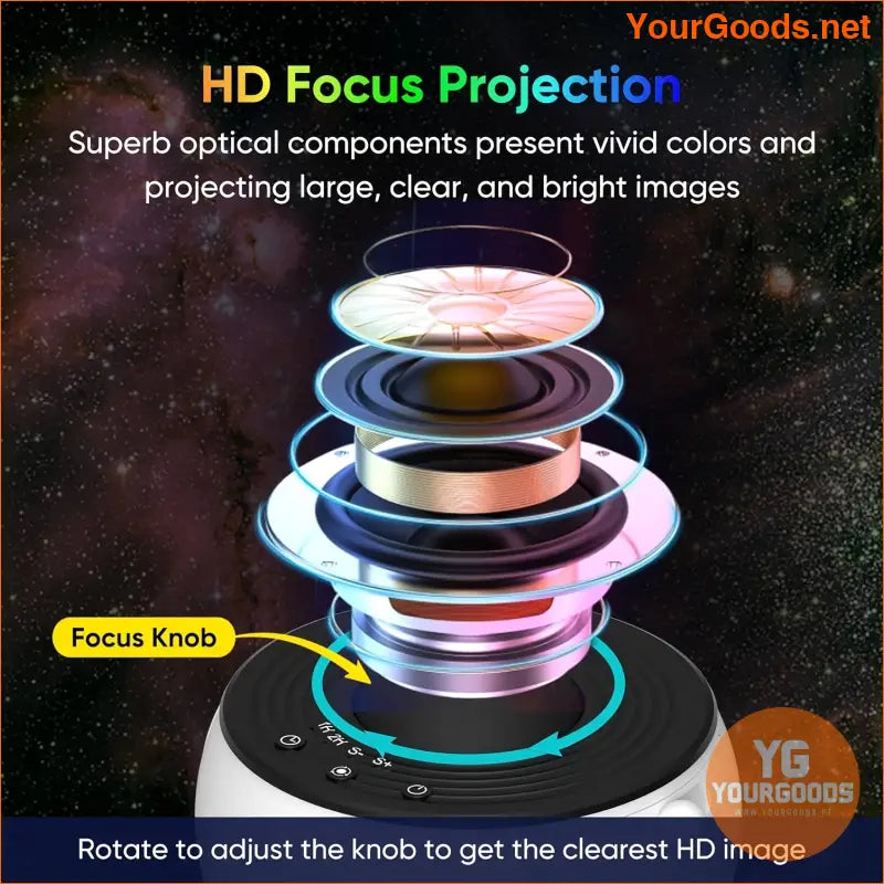 12in1 Dreamy Starry Night Projection Lamp - YourGoods Online Shop