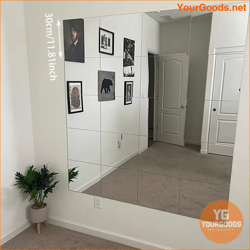 12pcs 12 Mirrored Wall Sticker Set - YourGoods Online Shop