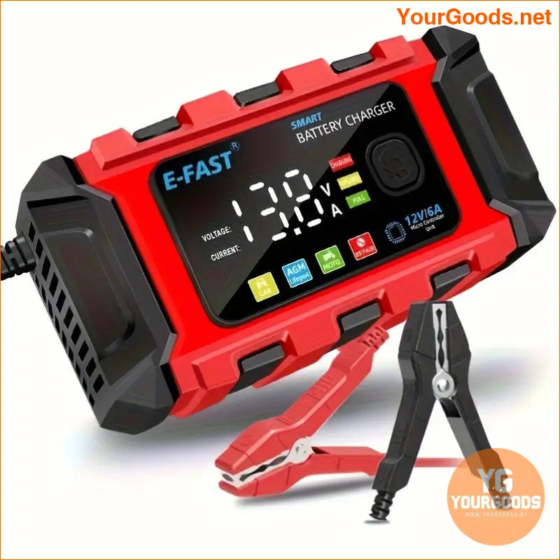 12V 6A Rapid Pulse Car Battery Charger Universal - YourGoods Online Shop