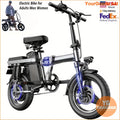 14 Folding Electric Bike 20 MPH 30Mile Range 500W Motor - YourGoods Online Shop