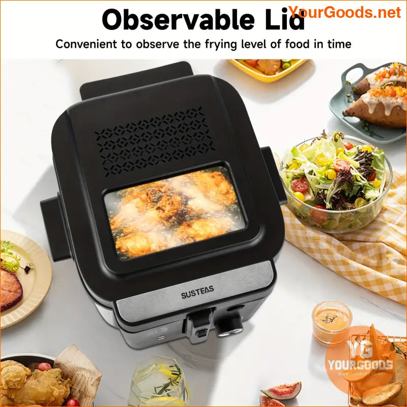 1500W SUSTEAS Deep Fryer 25L Easy Clean Temp Control - YourGoods Online Shop