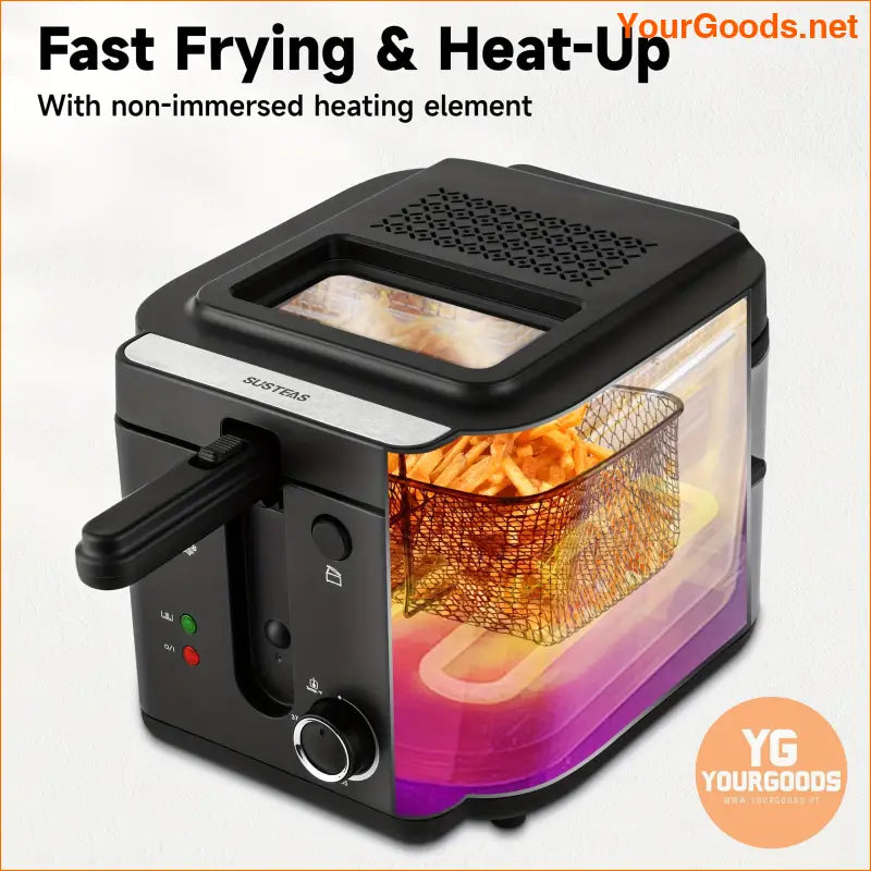 1500W SUSTEAS Deep Fryer 25L Easy Clean Temp Control - YourGoods Online Shop