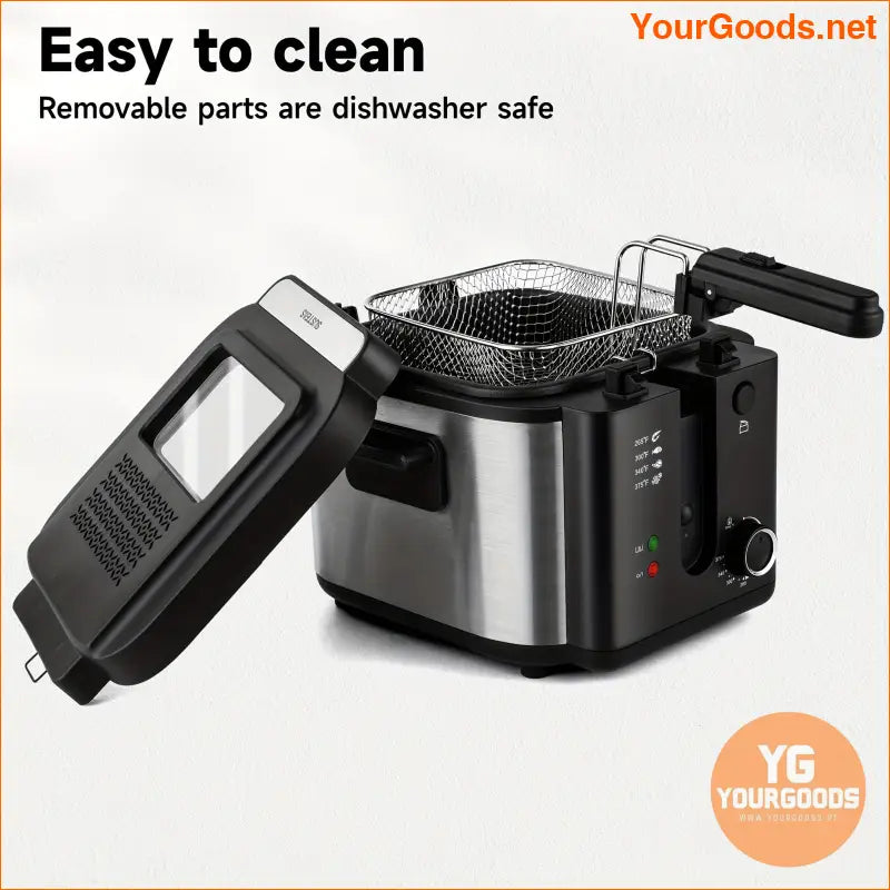 1500W SUSTEAS Deep Fryer 25L Easy Clean Temp Control - YourGoods Online Shop