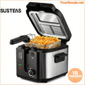 1500W SUSTEAS Deep Fryer 25L Easy Clean Temp Control - YourGoods Online Shop