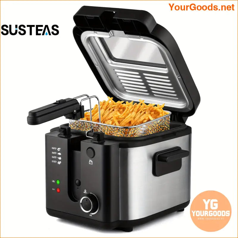 1500W SUSTEAS Deep Fryer 25L Easy Clean Temp Control - YourGoods Online Shop