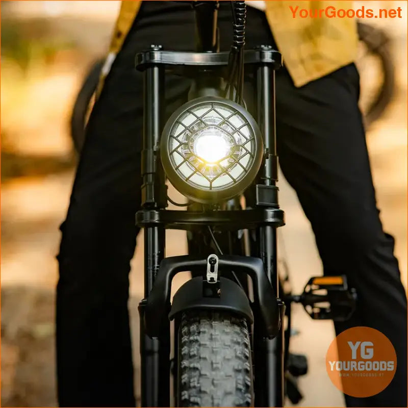 1000W 15AH 20-inch fat tire electric bike for adults, ideal for off-road adventures