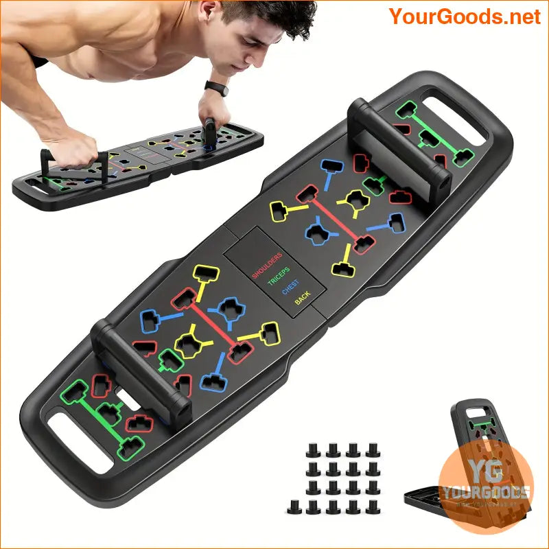 16 in 1 Foldable Push Up Board Ergonomic Home Gym - YourGoods Online Shop