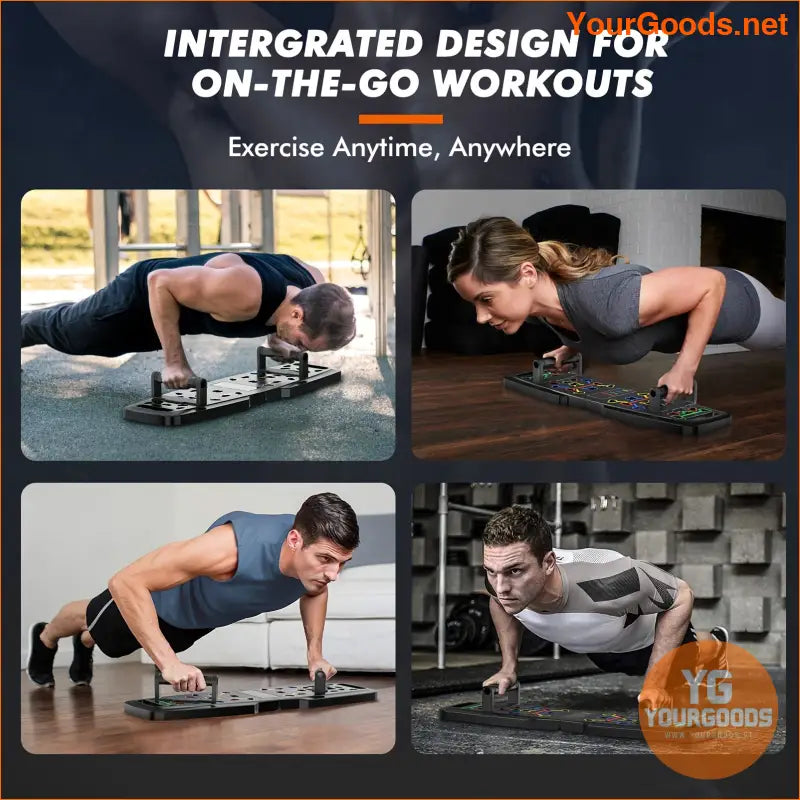 16 in 1 Foldable Push Up Board Ergonomic Home Gym - YourGoods Online Shop