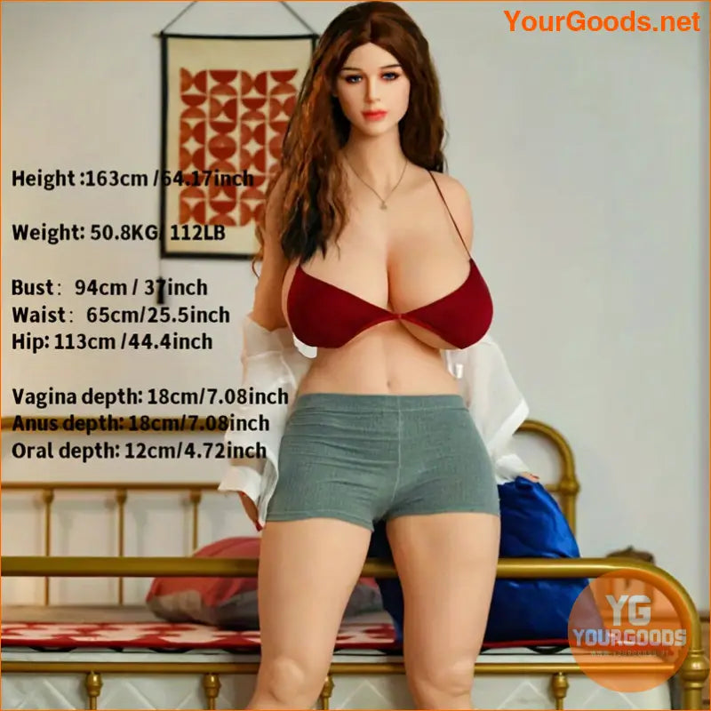 163cm Plus Size Love Doll with Realistic Features - YourGoods Online Shop