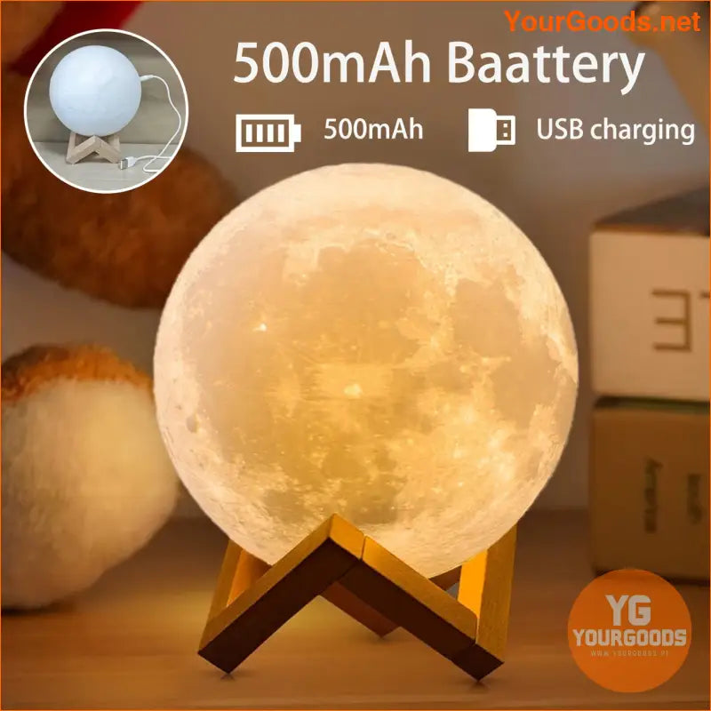 16Color Moon Night Light with Remote Touch Control - YourGoods Online Shop