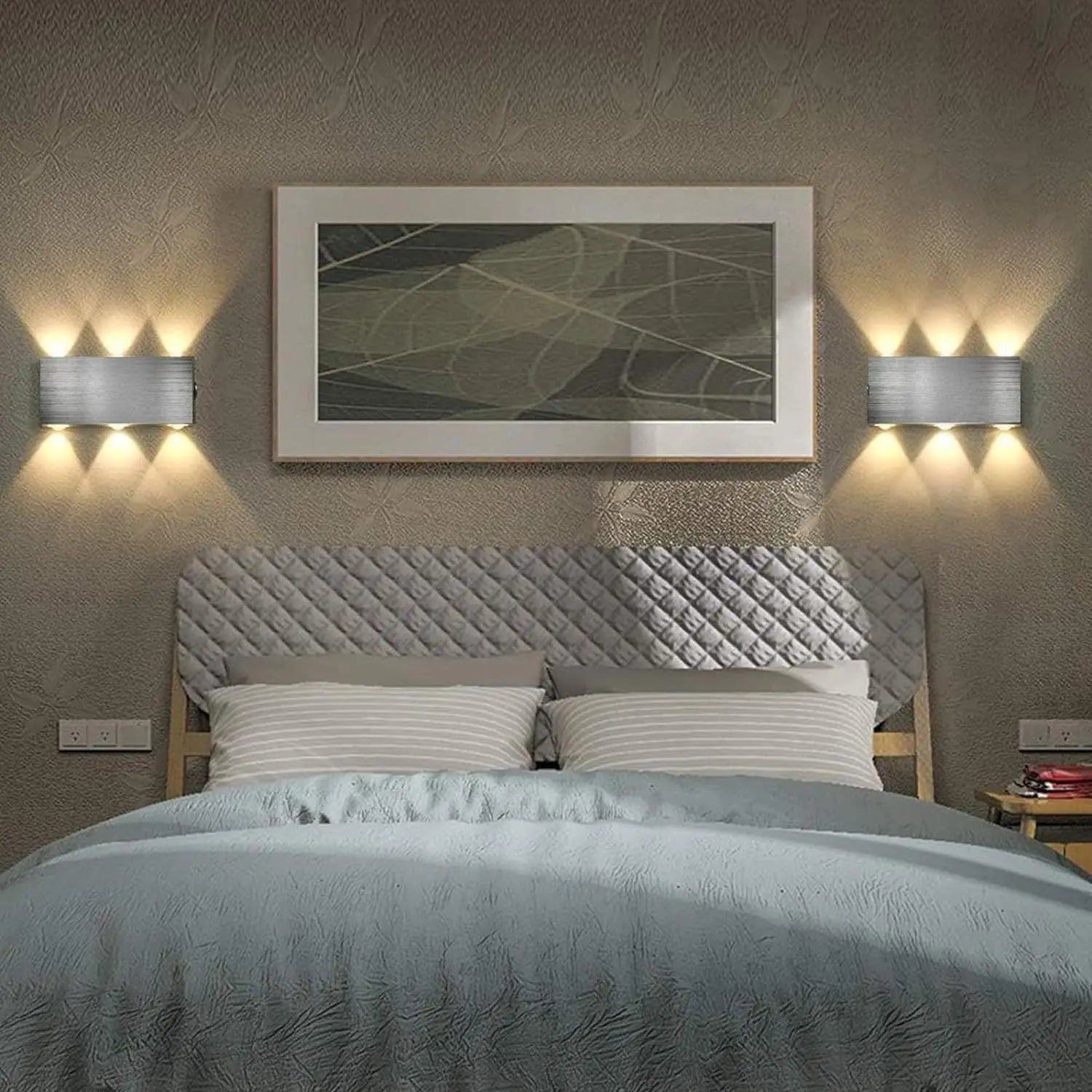 Rechargeable Adjustable Brightness TouchControl LED Wall Sconce