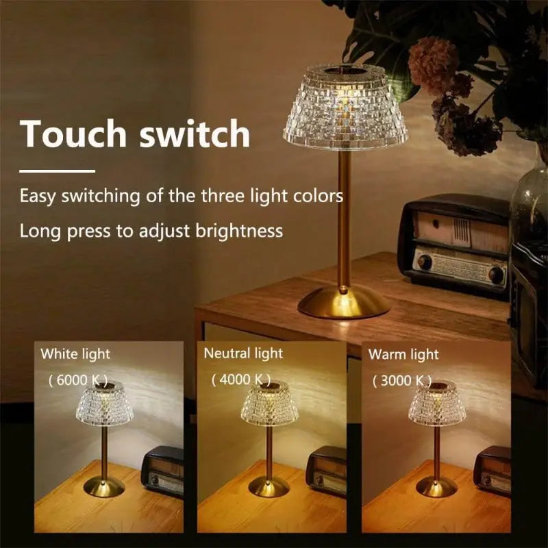 Dimmable TouchControl Portable LED Night Lamp