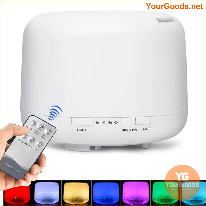 176oz Aromatherapy Humidifier Remote Control LED Light - YourGoods Online Shop