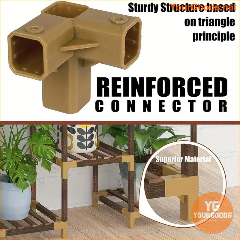 17Tier Tall Indoor Outdoor Wood Plant Stand - YourGoods Online Shop