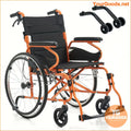 18 Lightweight Aluminum Wheelchair with AntiTip 250 lb Capacity - YourGoods Online Shop