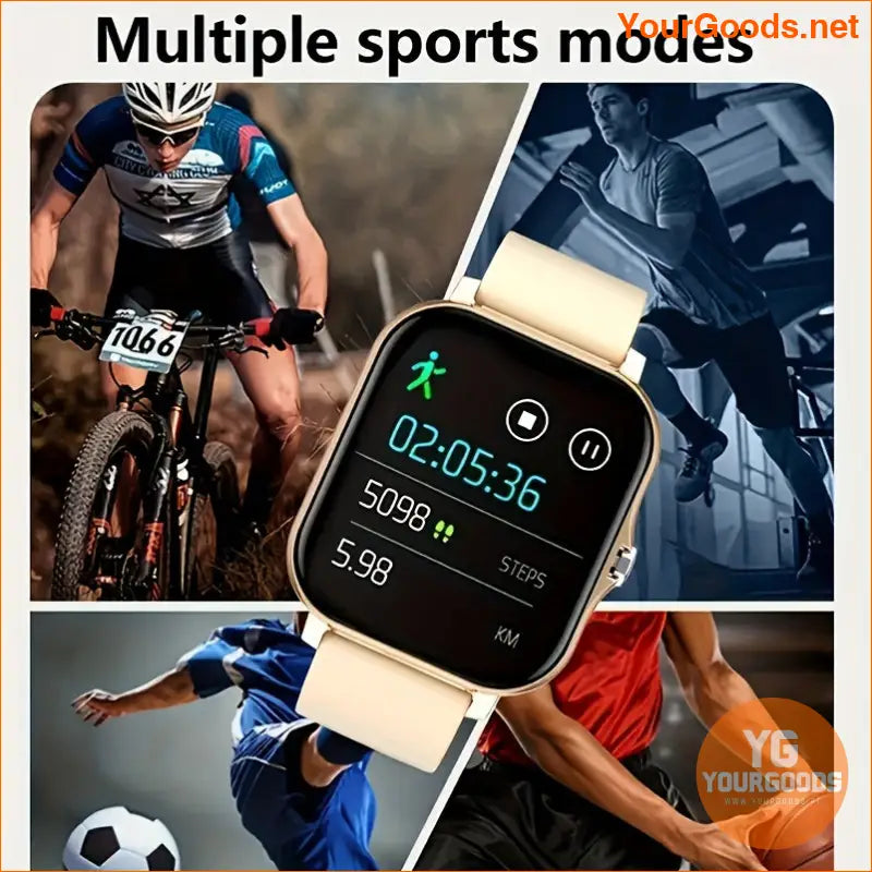 183 HD Touchscreen Smartwatch Fitness Tracker with Wireless Calls - YourGoods Online Shop