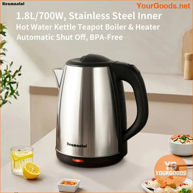 18L Stainless Steel Cordless Kettle Auto Shut Off BPA Free - YourGoods Online Shop