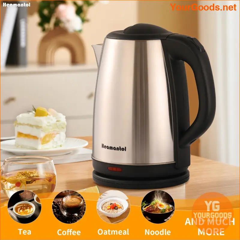 18L Stainless Steel Cordless Kettle Auto Shut Off BPA Free - YourGoods Online Shop