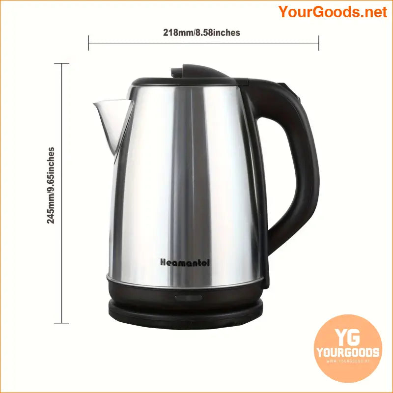 18L Stainless Steel FastBoil Electric Kettle Cordless Safe LED Indicator - YourGoods Online Shop