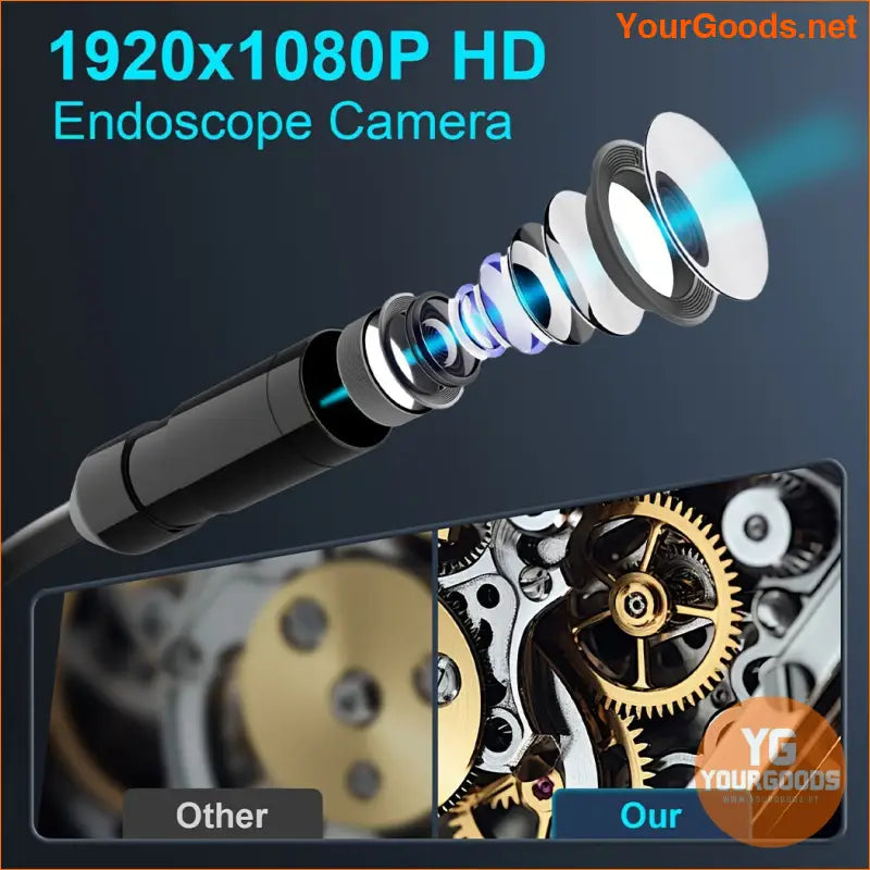 1920P HD Endoscope Camera with Light 43 Screen - YourGoods Online Shop