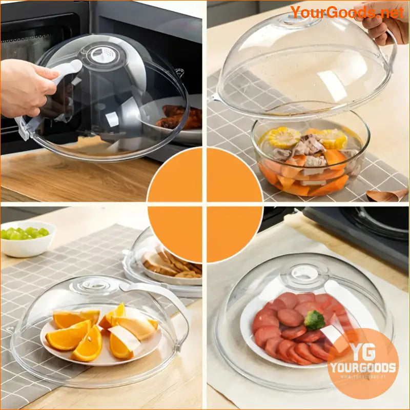 1pc High Temp Microwave Splatter Cover Food Preserver - YourGoods Online Shop