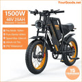 2000W Adult Electric Fat Tire Mountain Bike - YourGoods Online Shop