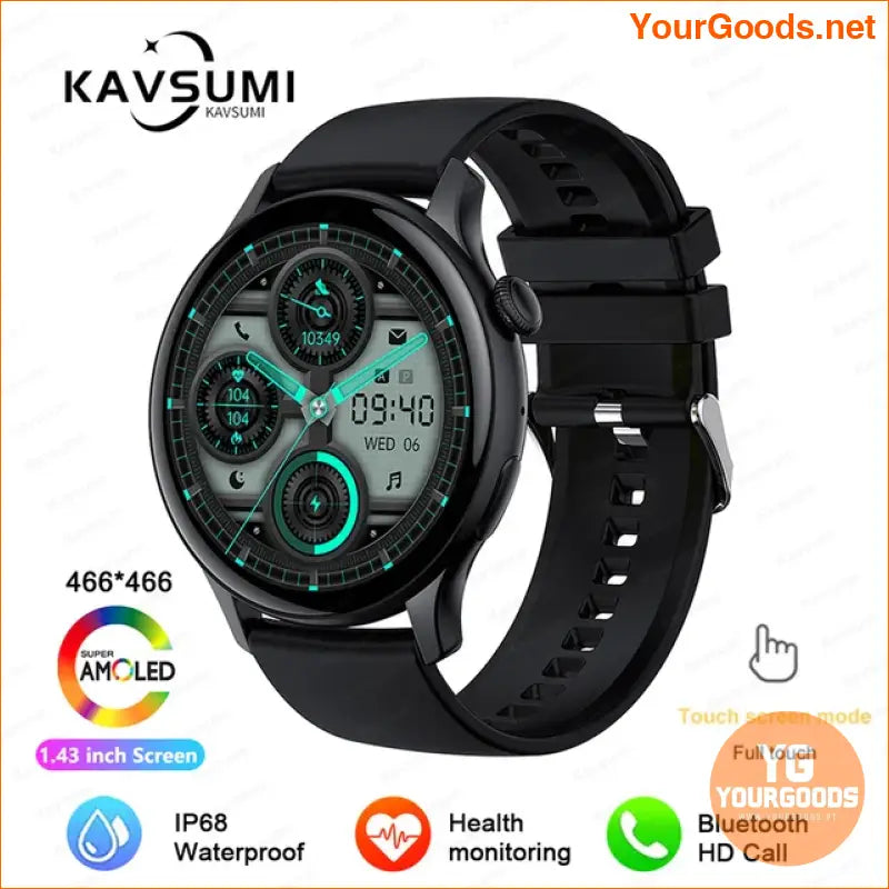 2024 AMOLED GPS Smart Watch for Women - YourGoods Online Shop