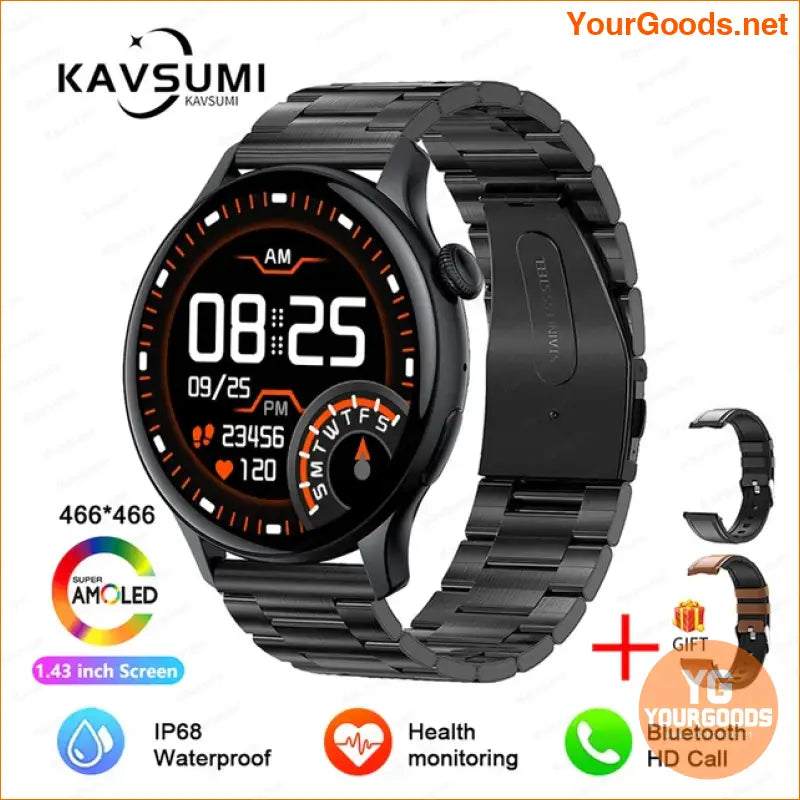 2024 AMOLED GPS Smart Watch for Women - YourGoods Online Shop