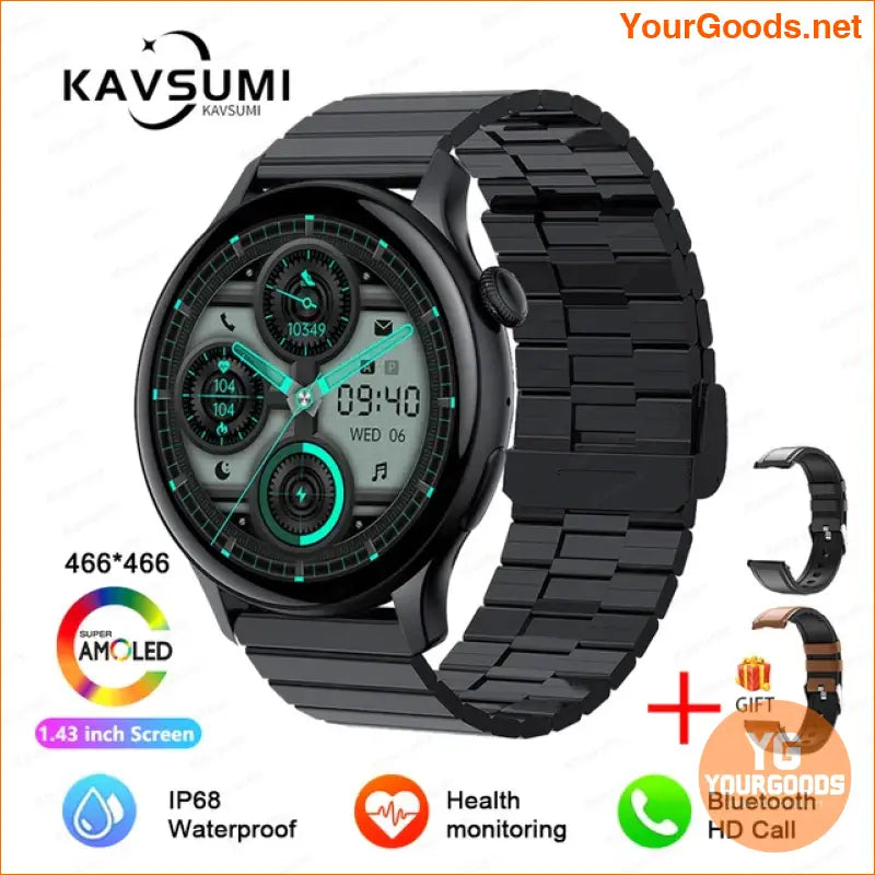 2024 AMOLED GPS Smart Watch for Women - YourGoods Online Shop