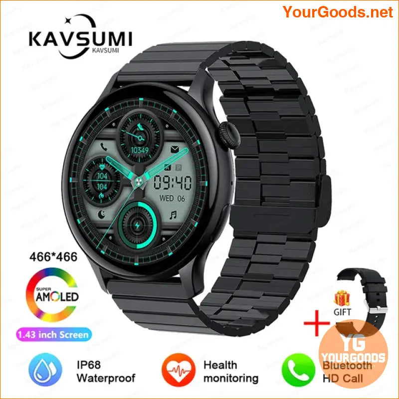 2024 AMOLED GPS Smart Watch for Women - YourGoods Online Shop