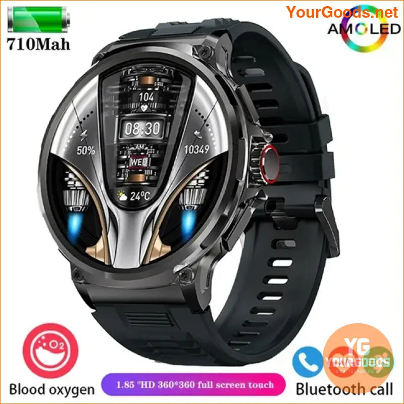 2024 Mens Smart Watch HD Display GPS Long Battery - YourGoods Online Shop