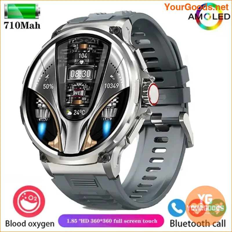 2024 Mens Smart Watch HD Display GPS Long Battery - YourGoods Online Shop