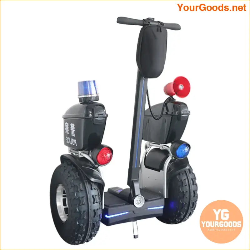 2024 New Fashion Patrol Use 19 Inch Fat Tire Two-Wheel Balance Electric Scooter with GPS Tracking | YOURGOODS | $2,699