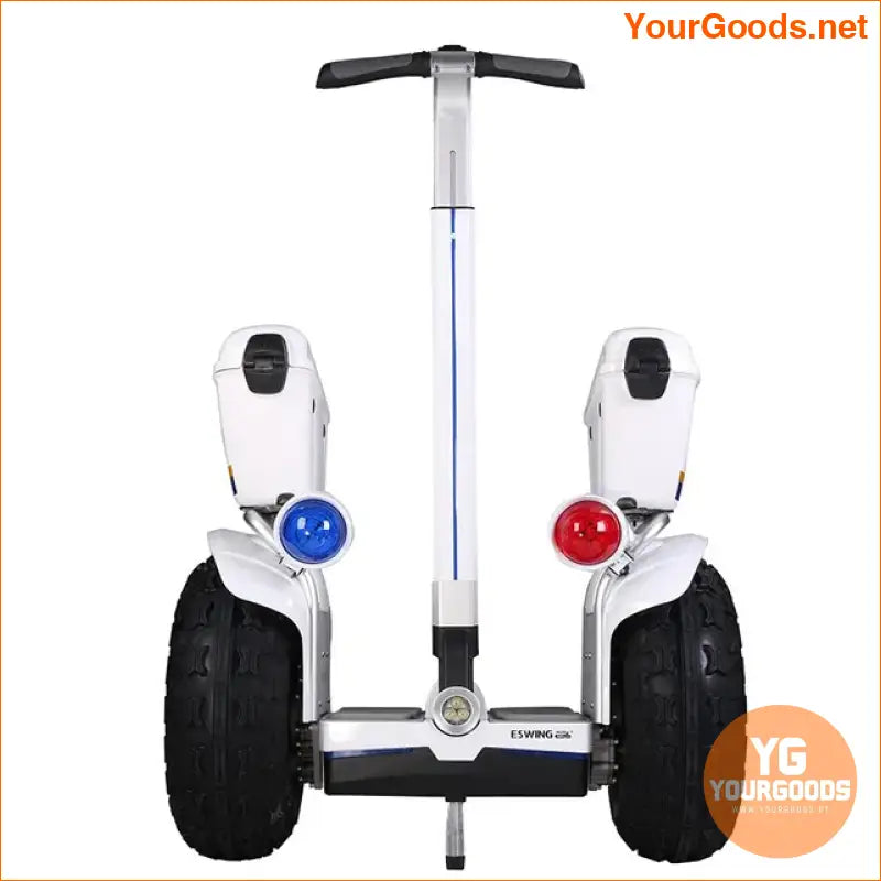 2024 New Fashion Patrol Use 19 Inch Fat Tire Two-Wheel Balance Electric Scooter with GPS Tracking