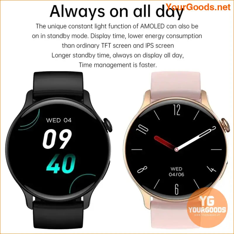 2024 NFC Smartwatch for Women HD Screen Health Tracker - YourGoods Online Shop