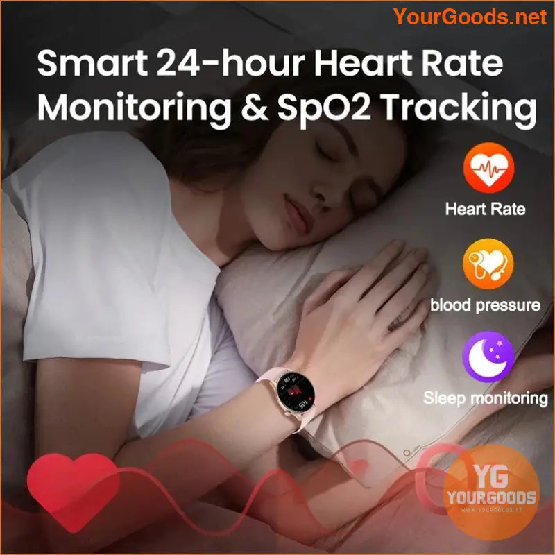 2024 NFC Smartwatch for Women HD Screen Health Tracker - YourGoods Online Shop