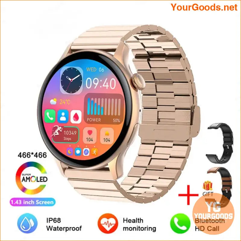 2024 NFC Smartwatch for Women HD Screen Health Tracker - YourGoods Online Shop