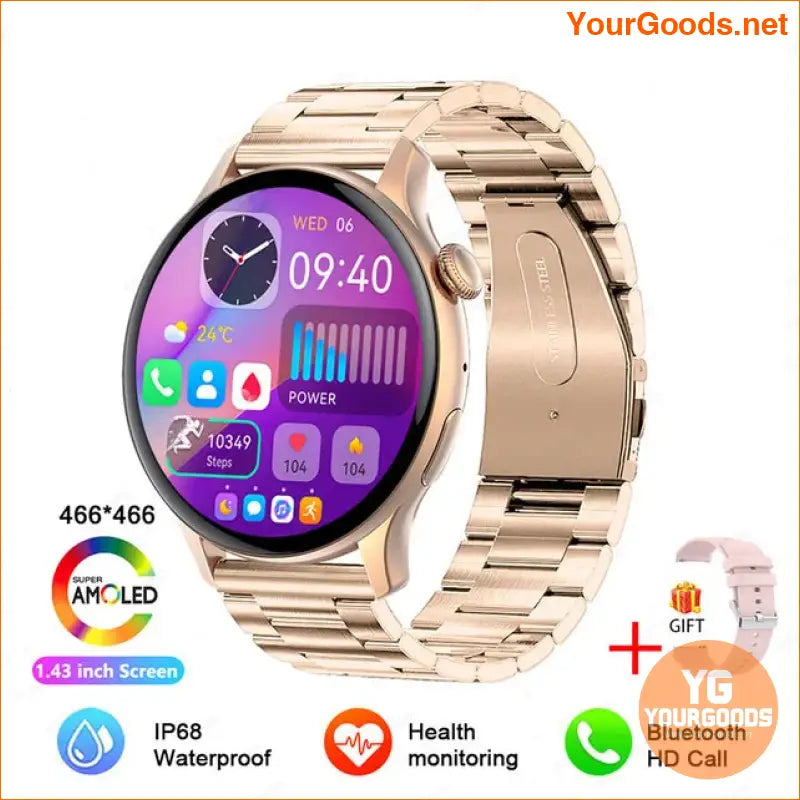 2024 NFC Smartwatch for Women HD Screen Health Tracker - YourGoods Online Shop